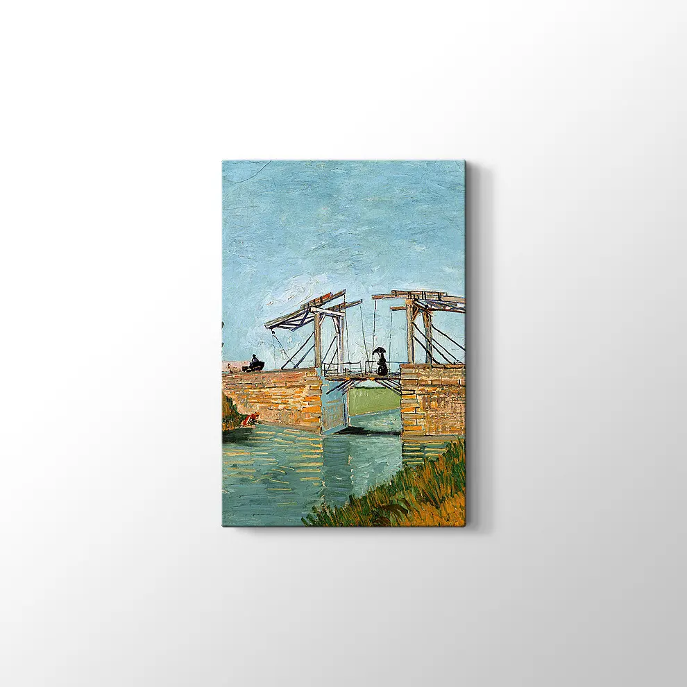 Van Gogh Köprüdeki Adam Kanvas Tablo