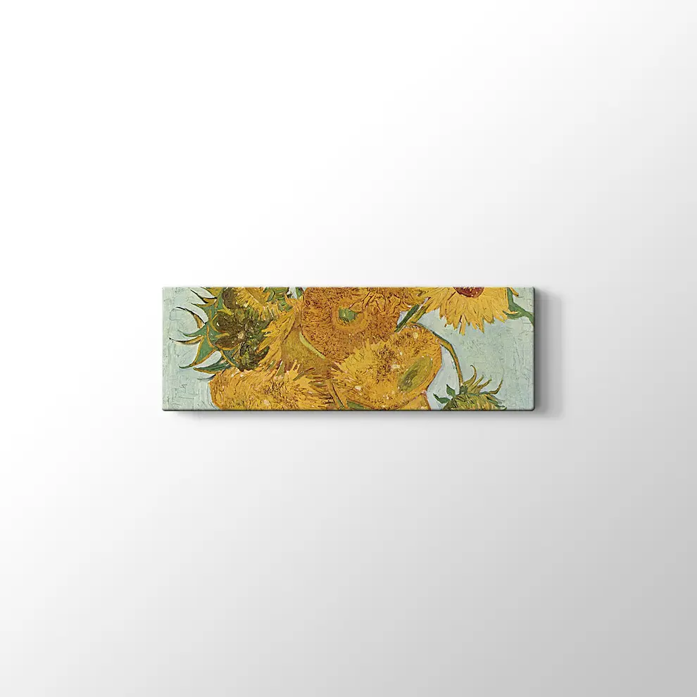 Van Gogh Vazoda Ayçiçekleri Kanvas Tablo