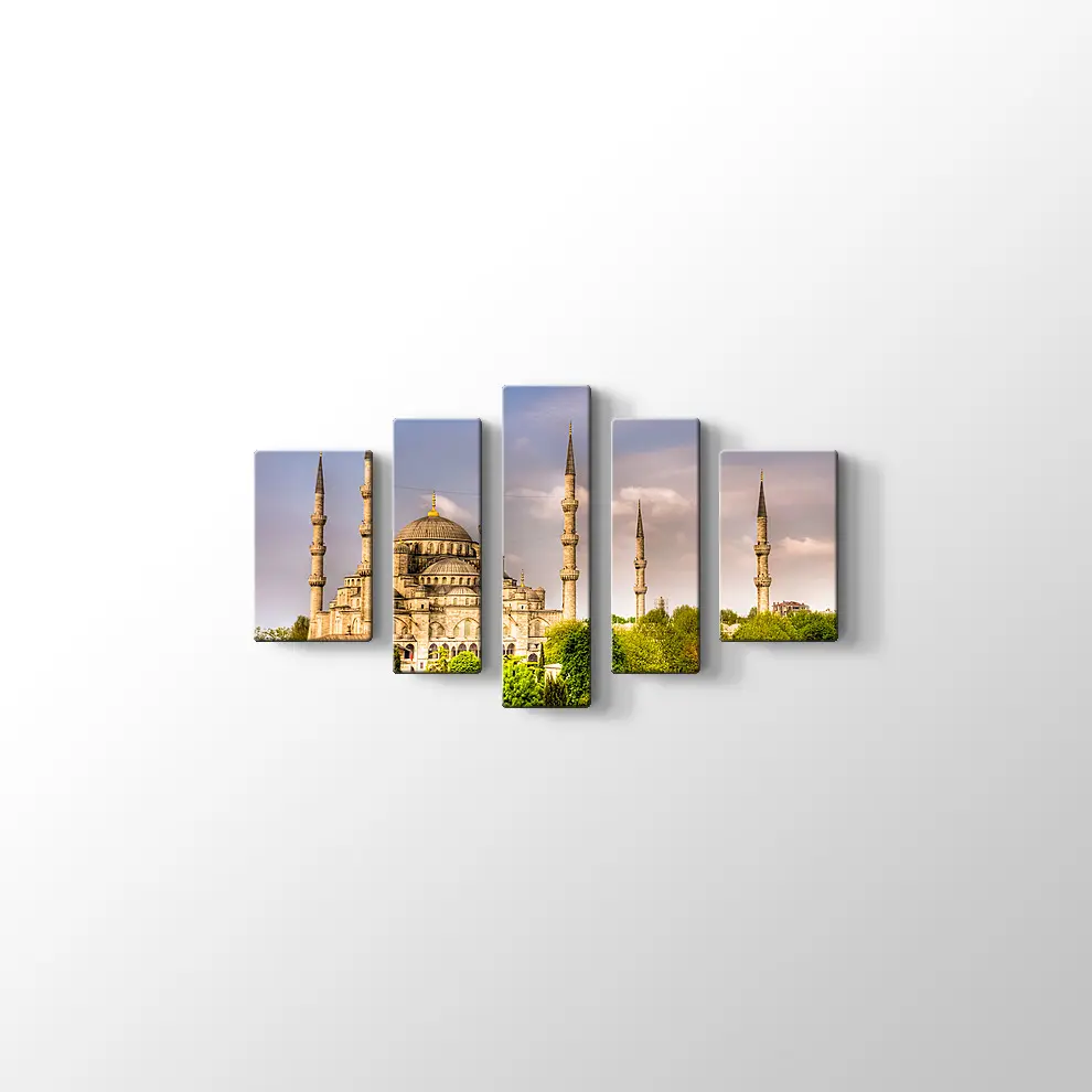 İstanbul Sultanahmet Camii Kanvas Tablo