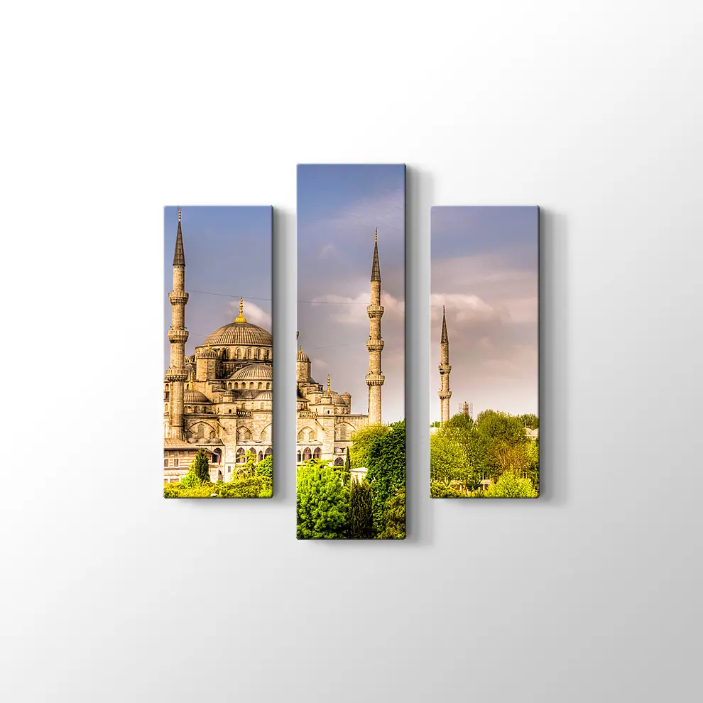 İstanbul Sultanahmet Camii Kanvas Tablo