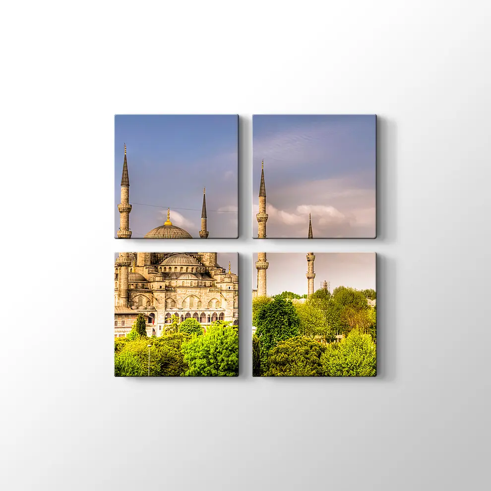 İstanbul Sultanahmet Camii Kanvas Tablo