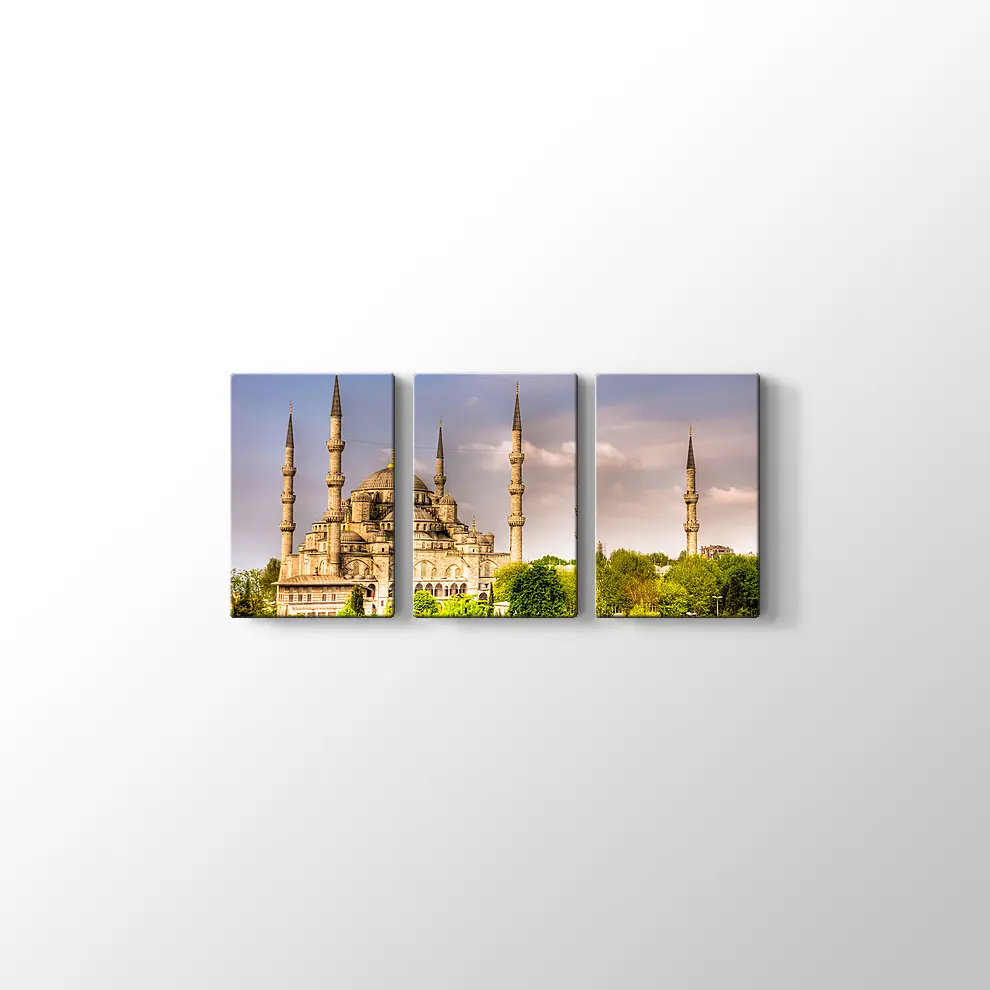 İstanbul Sultanahmet Camii Kanvas Tablo