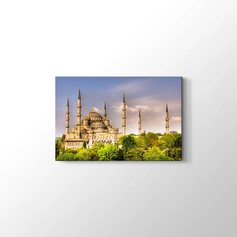 İstanbul Sultanahmet Camii Kanvas Tablo