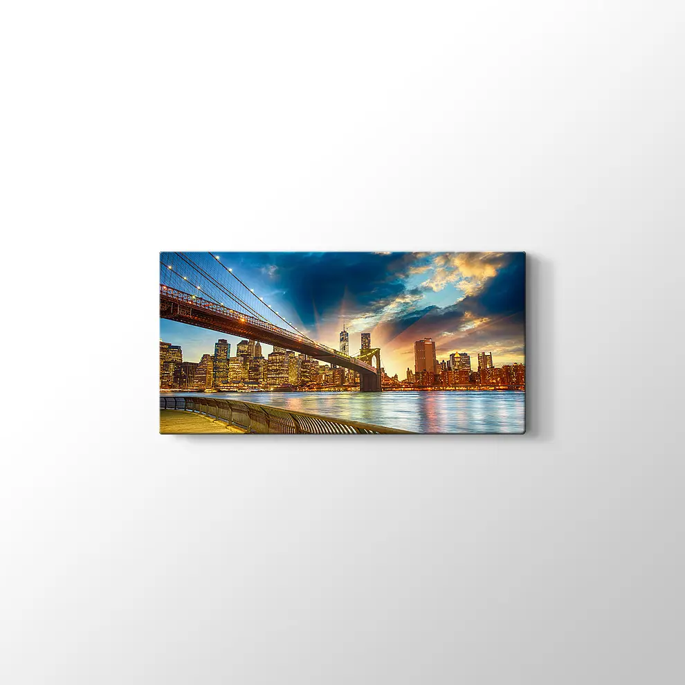 Manhattan Gün Batımı Kanvas Tablo