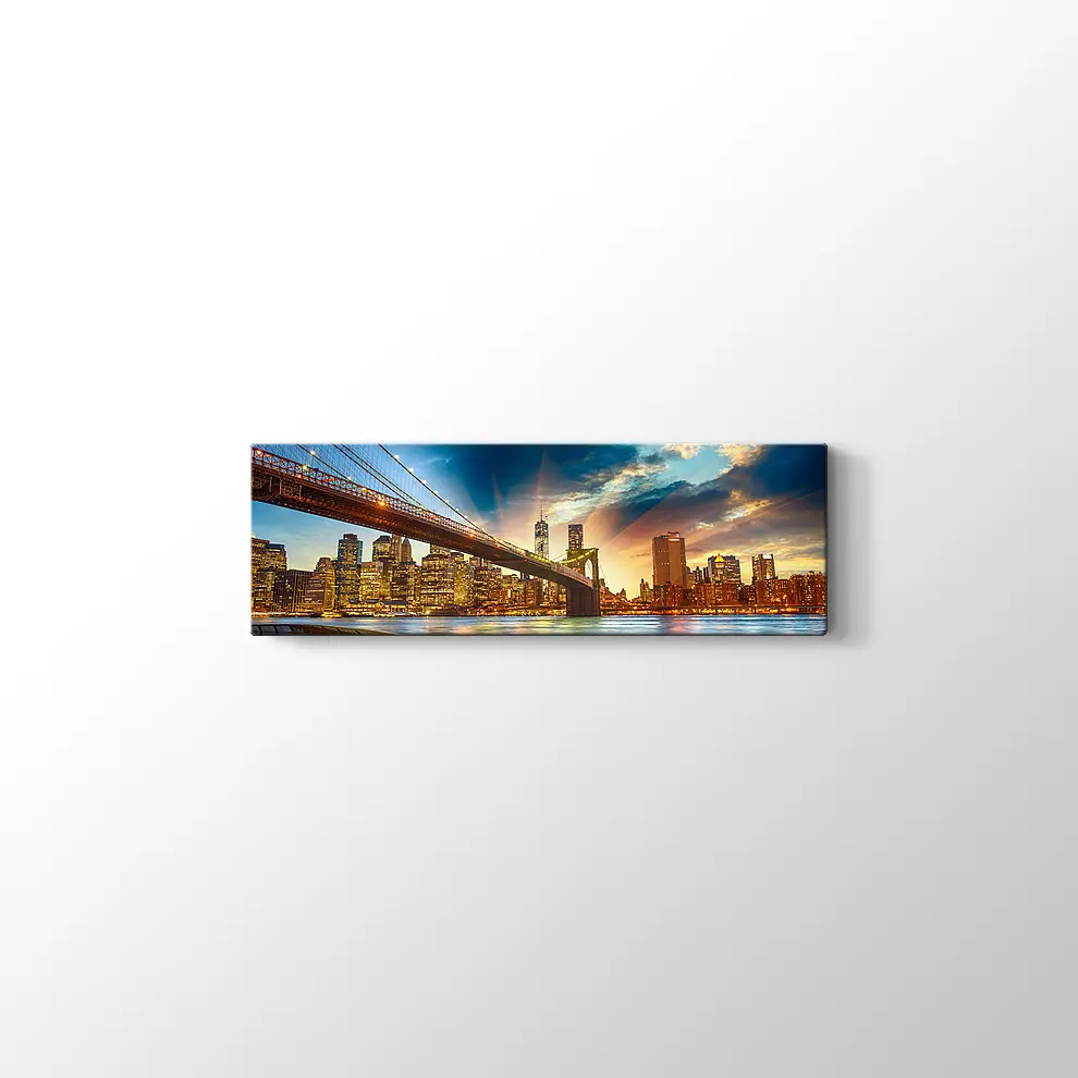 Manhattan Gün Batımı Kanvas Tablo