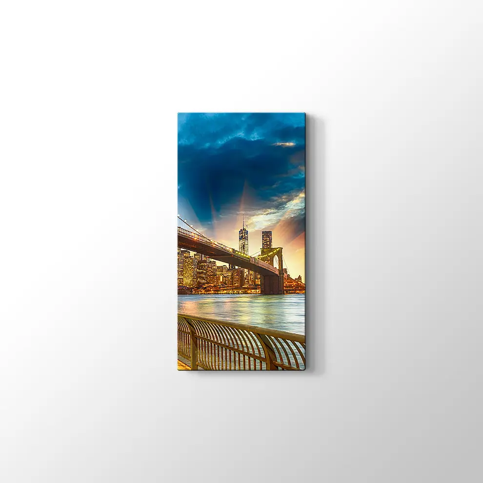 Manhattan Gün Batımı Kanvas Tablo