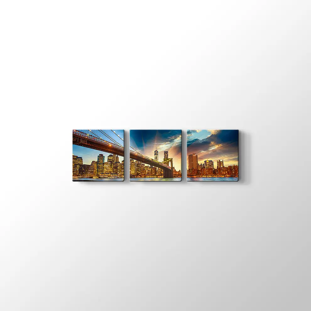 Manhattan Gün Batımı Kanvas Tablo
