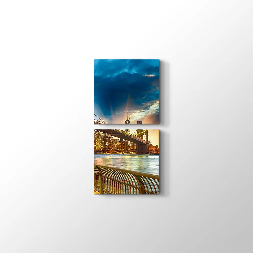 Manhattan Gün Batımı Kanvas Tablo