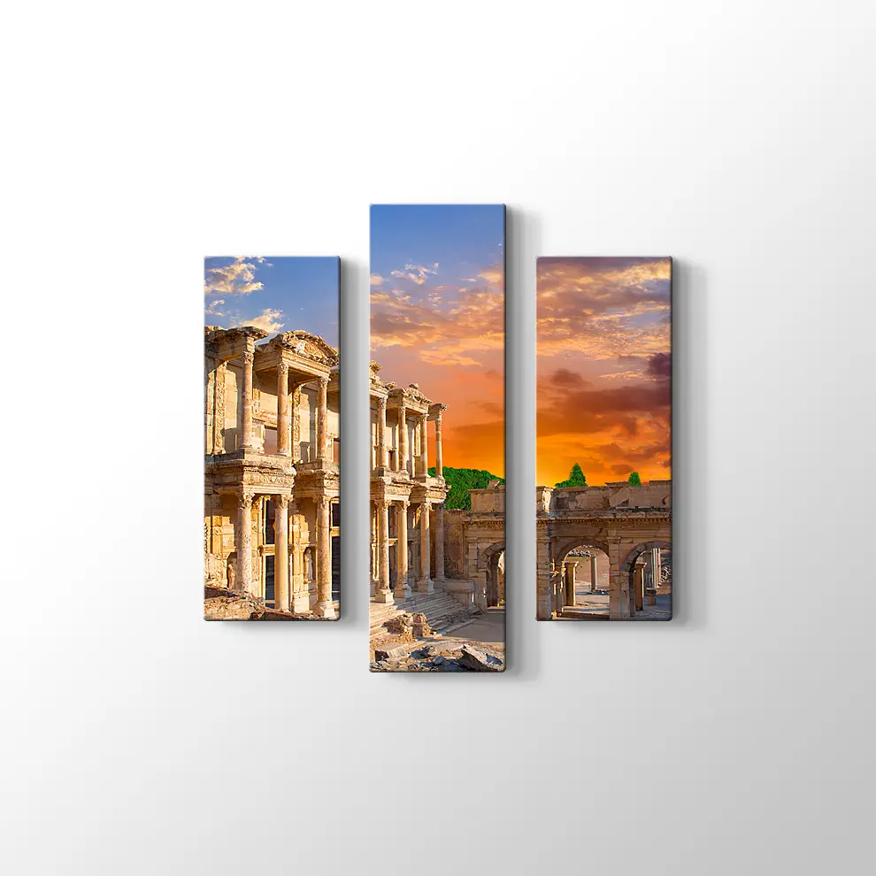 Efes Celcus Kütüphanesi Kanvas Tablo