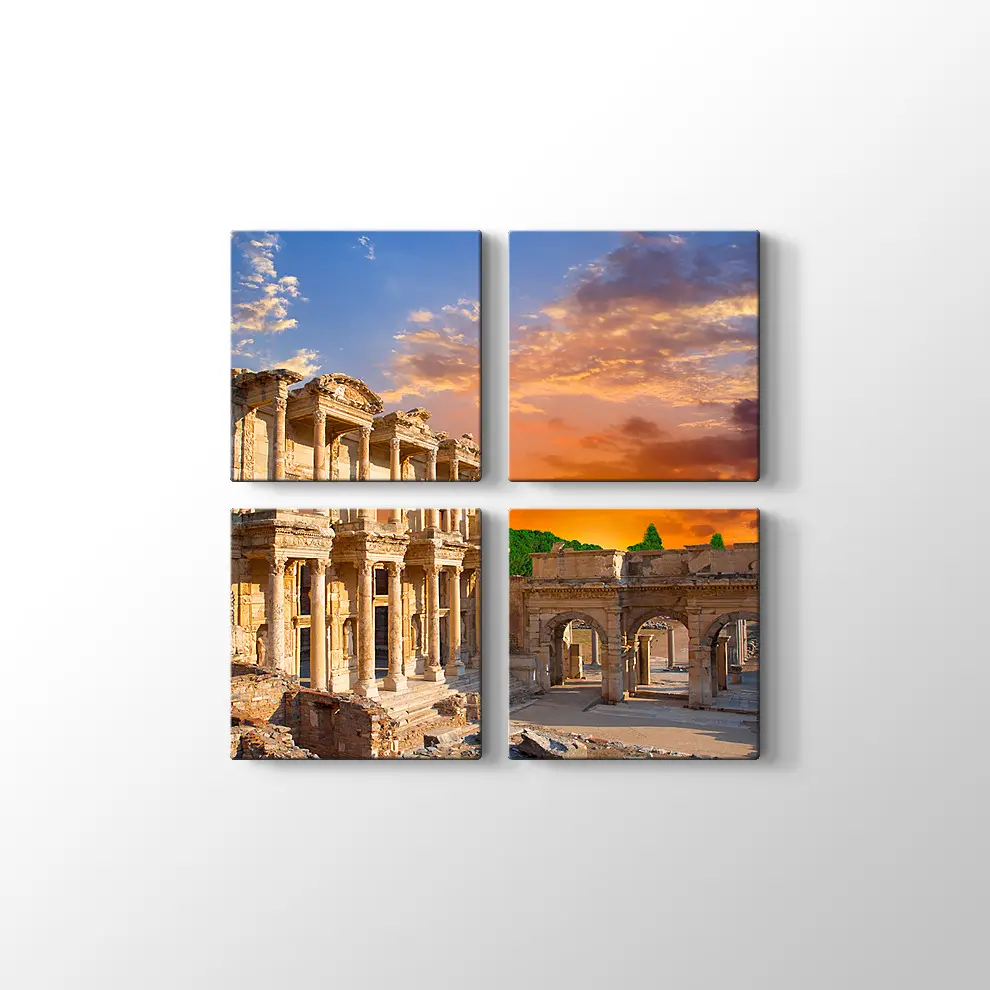 Efes Celcus Kütüphanesi Kanvas Tablo