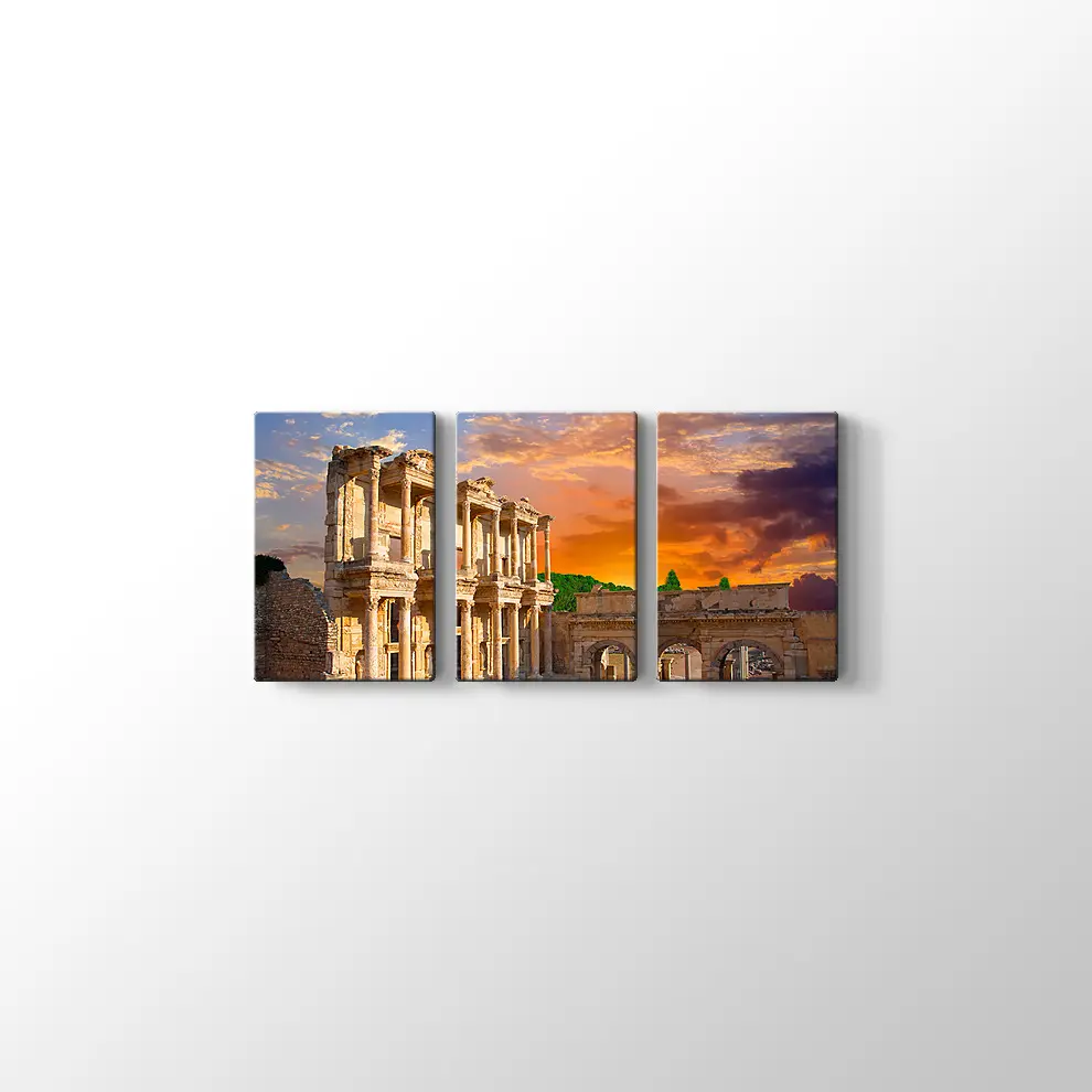 Efes Celcus Kütüphanesi Kanvas Tablo