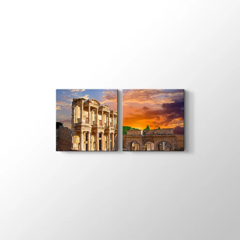 Efes Celcus Kütüphanesi Kanvas Tablo