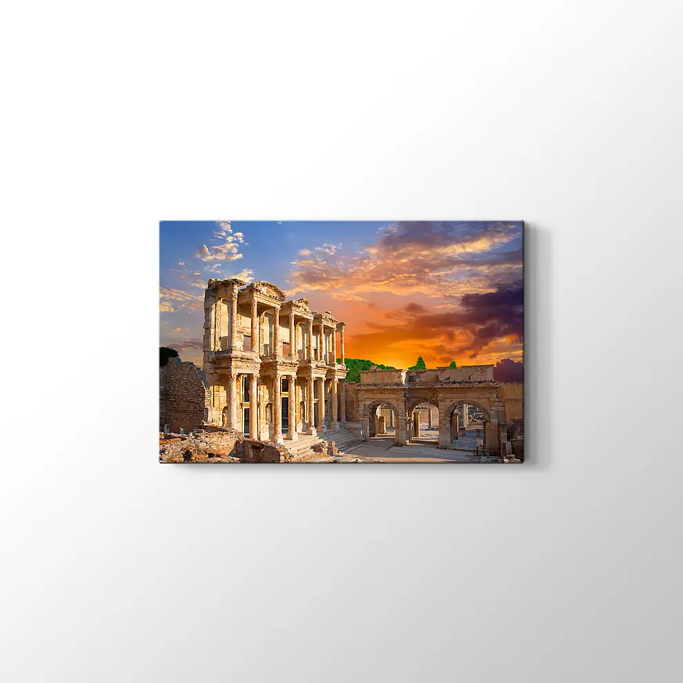 Efes Celcus Kütüphanesi Kanvas Tablo