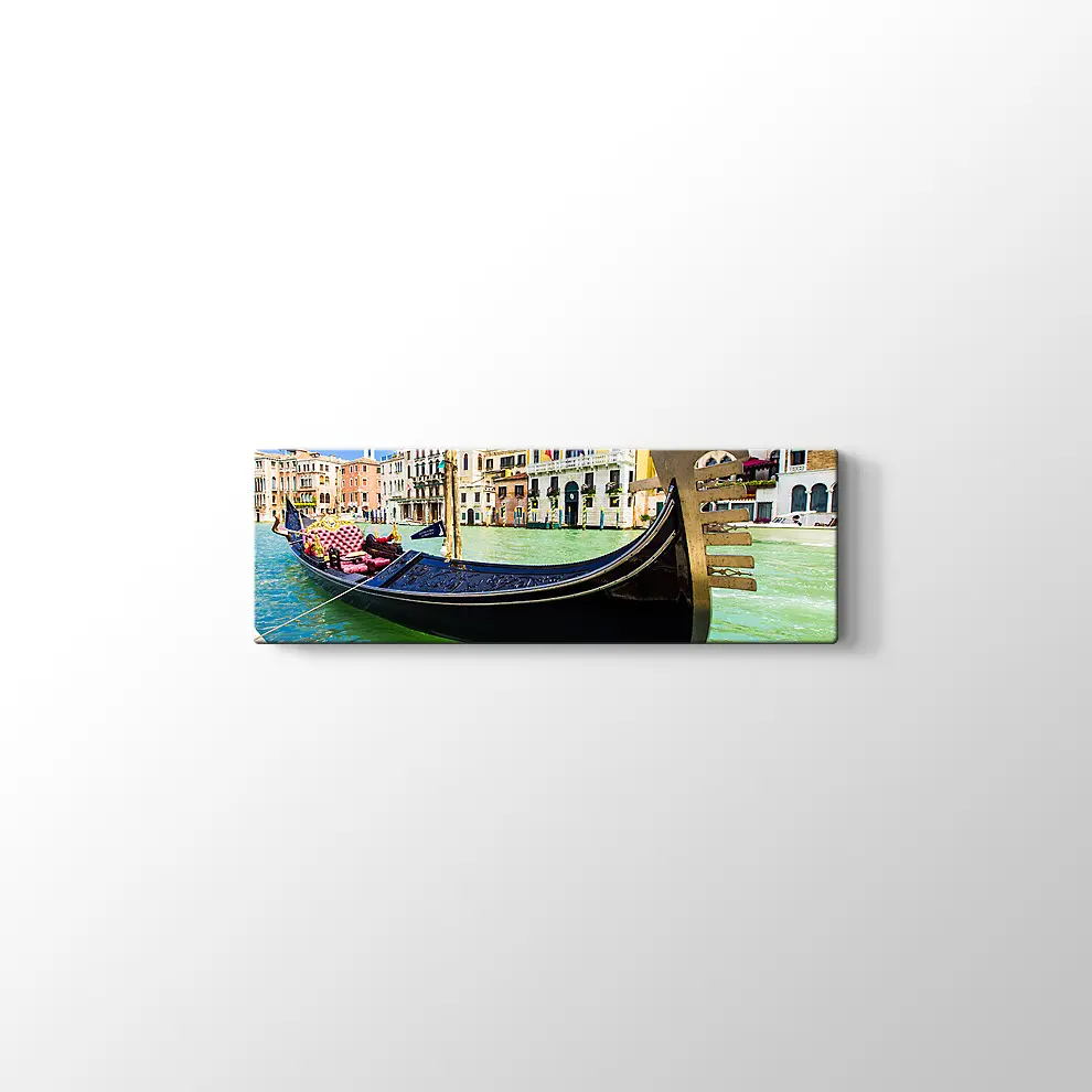 Venedik Gondol Kanvas Tablo