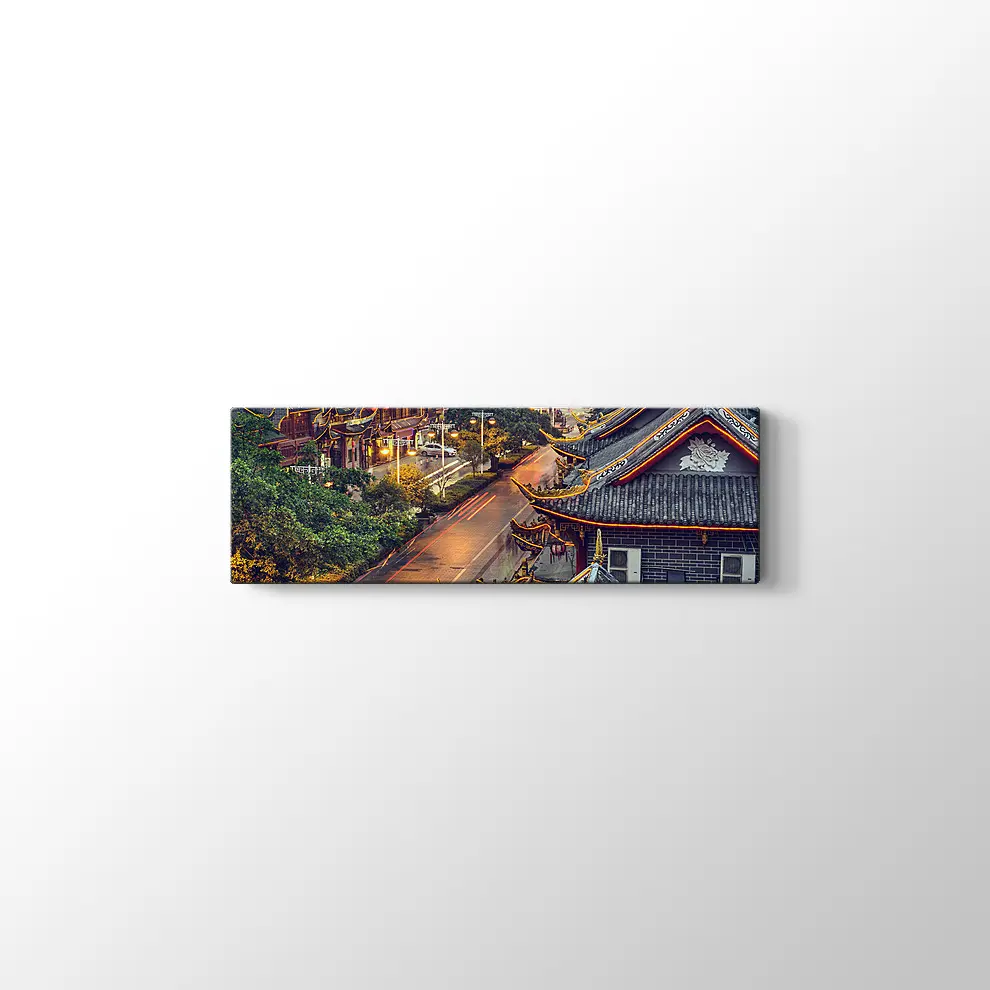 Çin l Qintai Yolu Kanvas Tablo