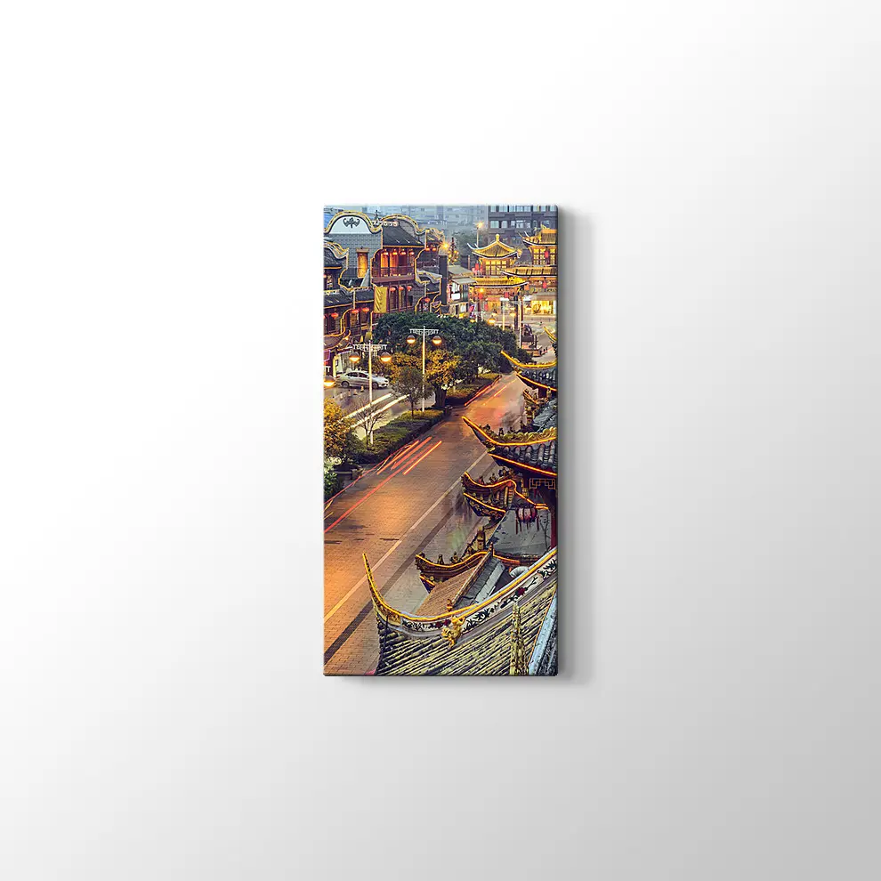Çin l Qintai Yolu Kanvas Tablo