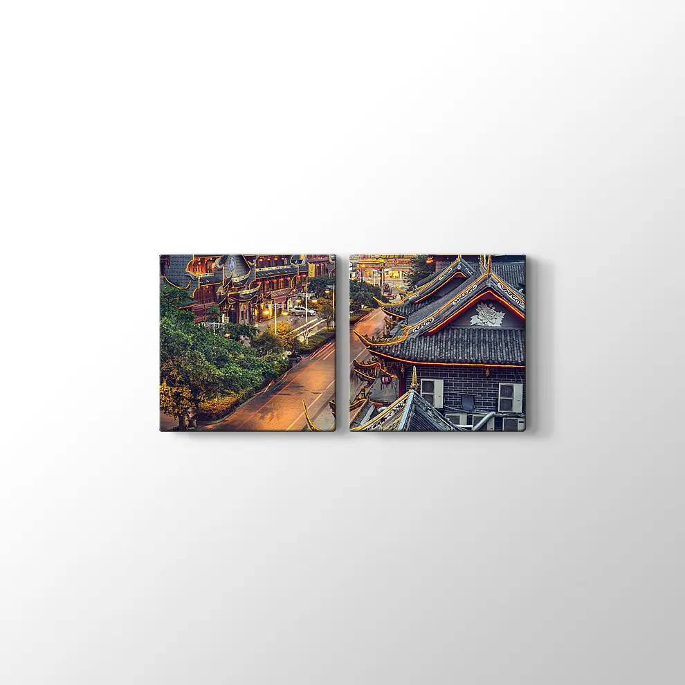 Çin l Qintai Yolu Kanvas Tablo