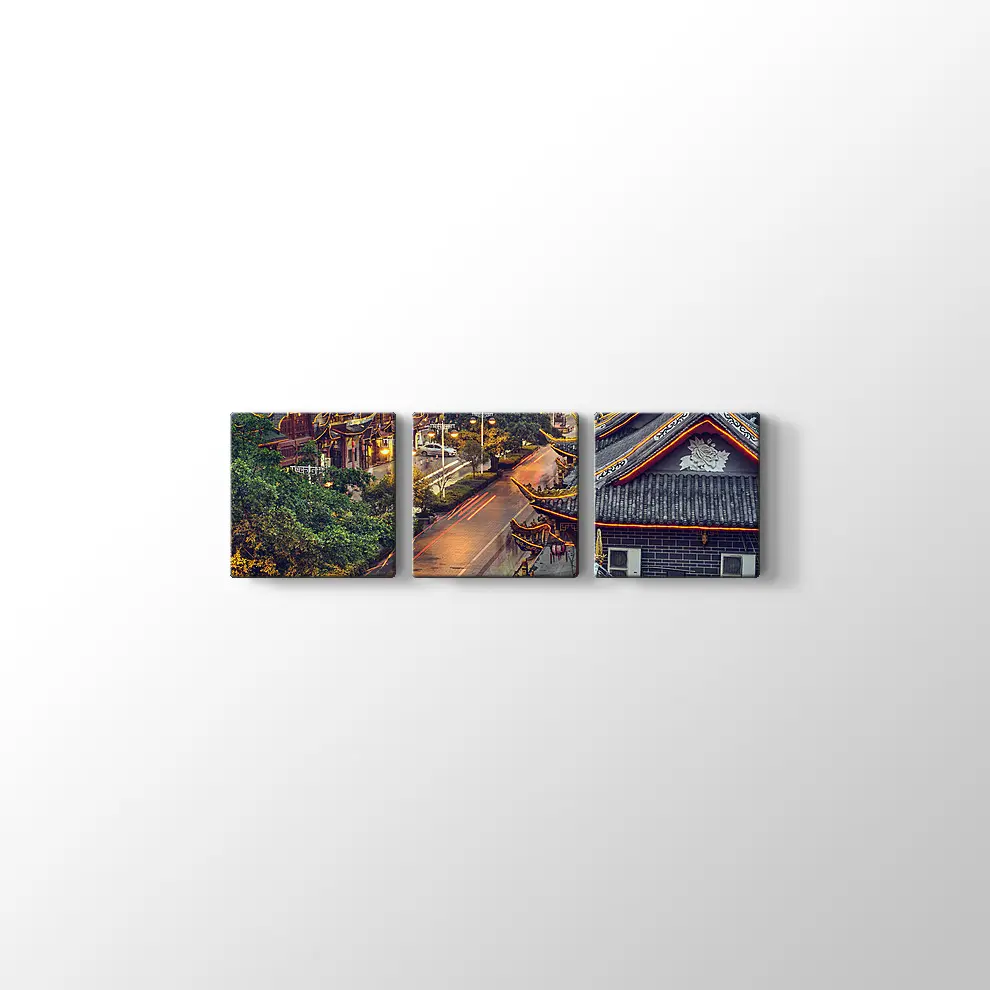 Çin l Qintai Yolu Kanvas Tablo