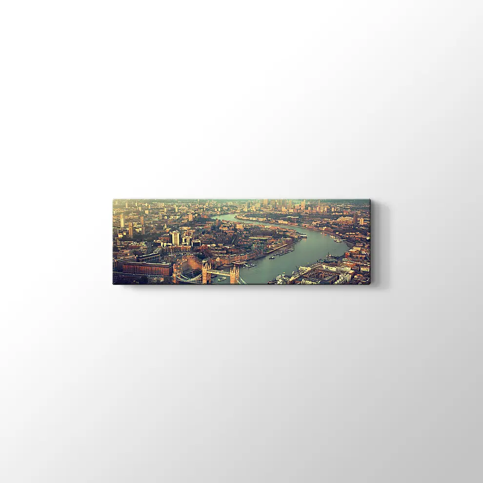 Gün Batımı Tower Bridge Kanvas Tablo