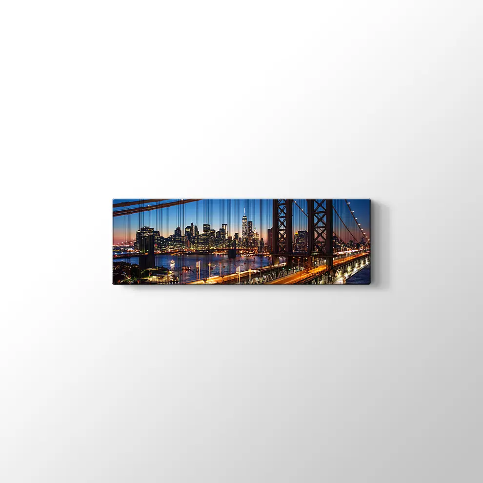 New York Brooklyn Köprüsü Kanvas Tablo