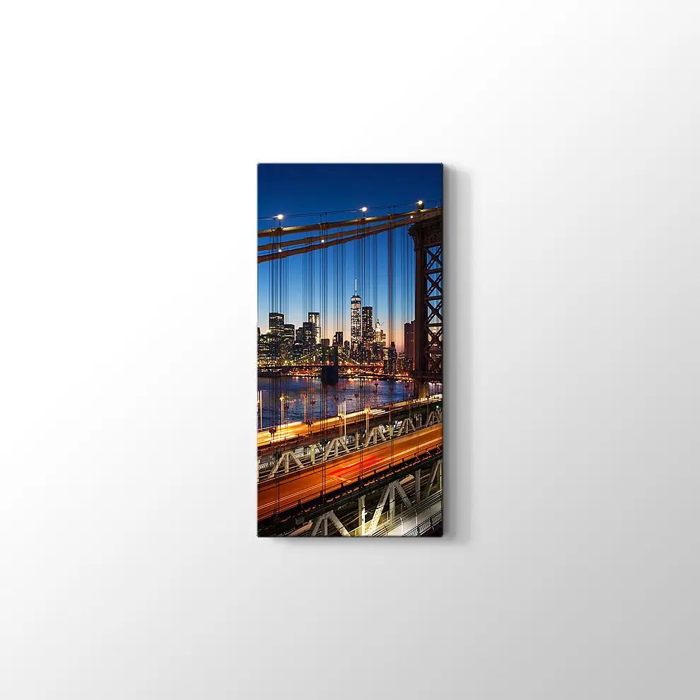 New York Brooklyn Köprüsü Kanvas Tablo