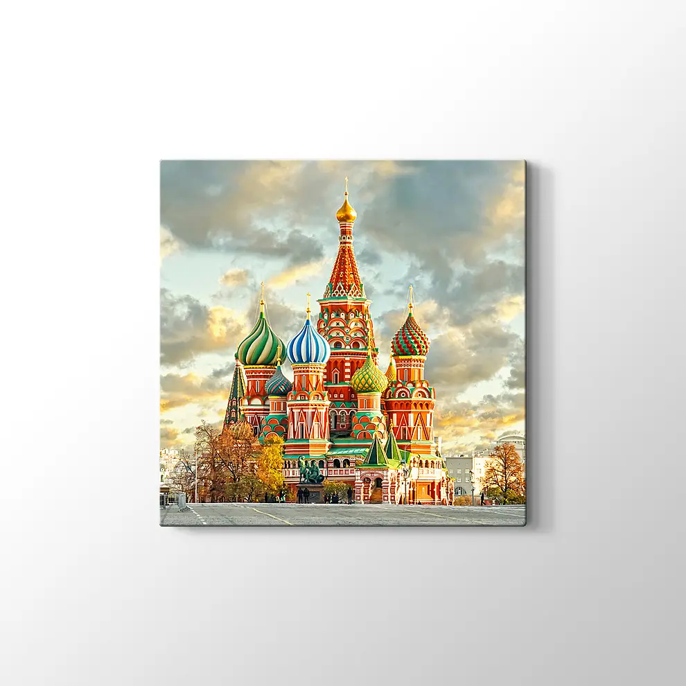 Basil Katedrali Kanvas Tablo