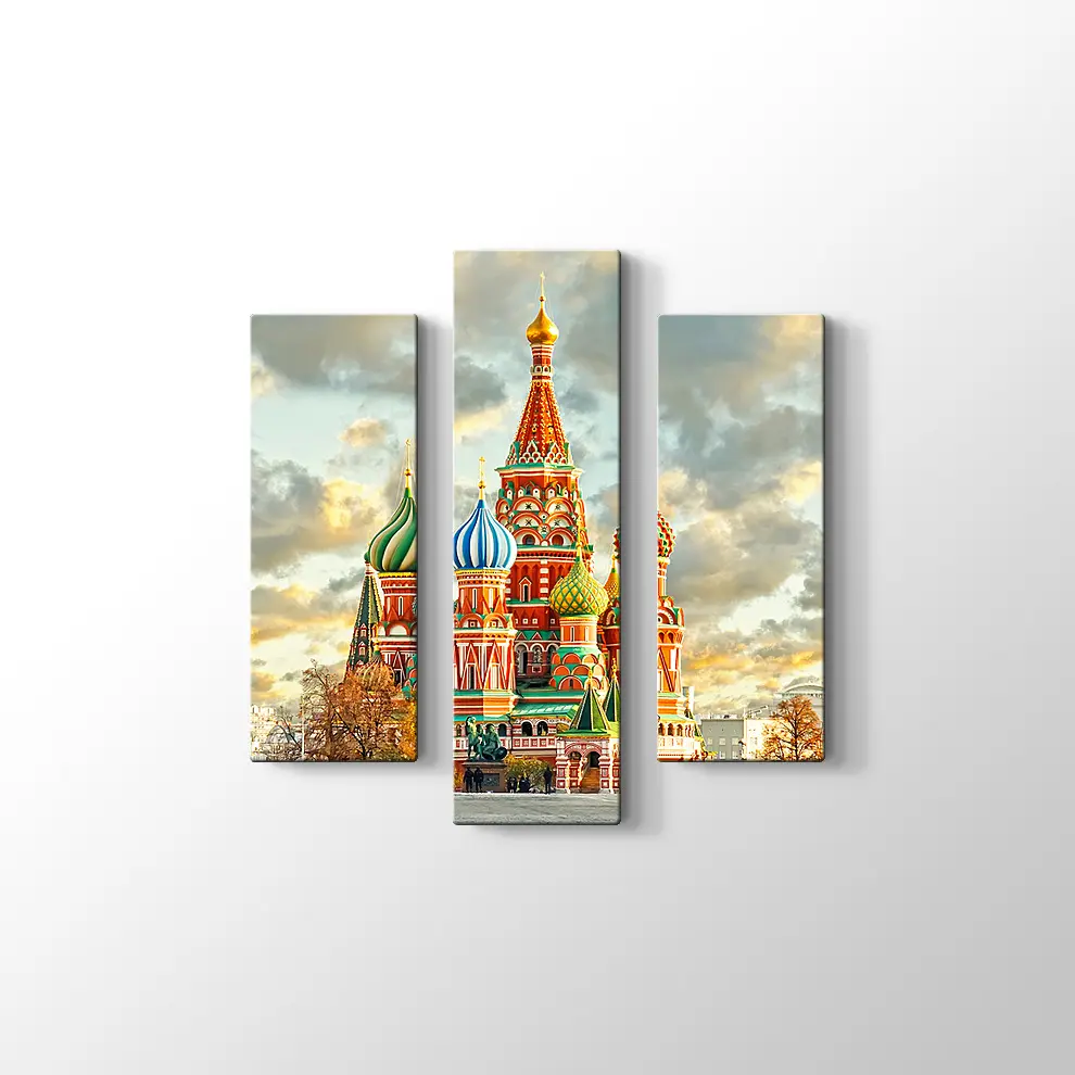 Basil Katedrali Kanvas Tablo