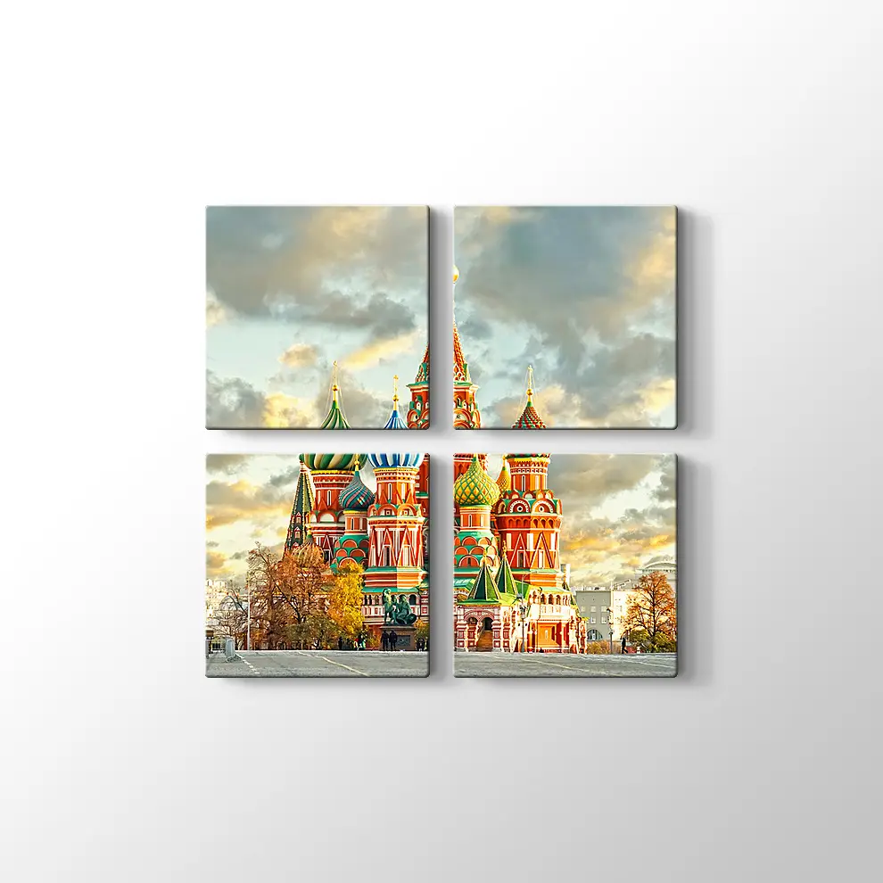 Basil Katedrali Kanvas Tablo