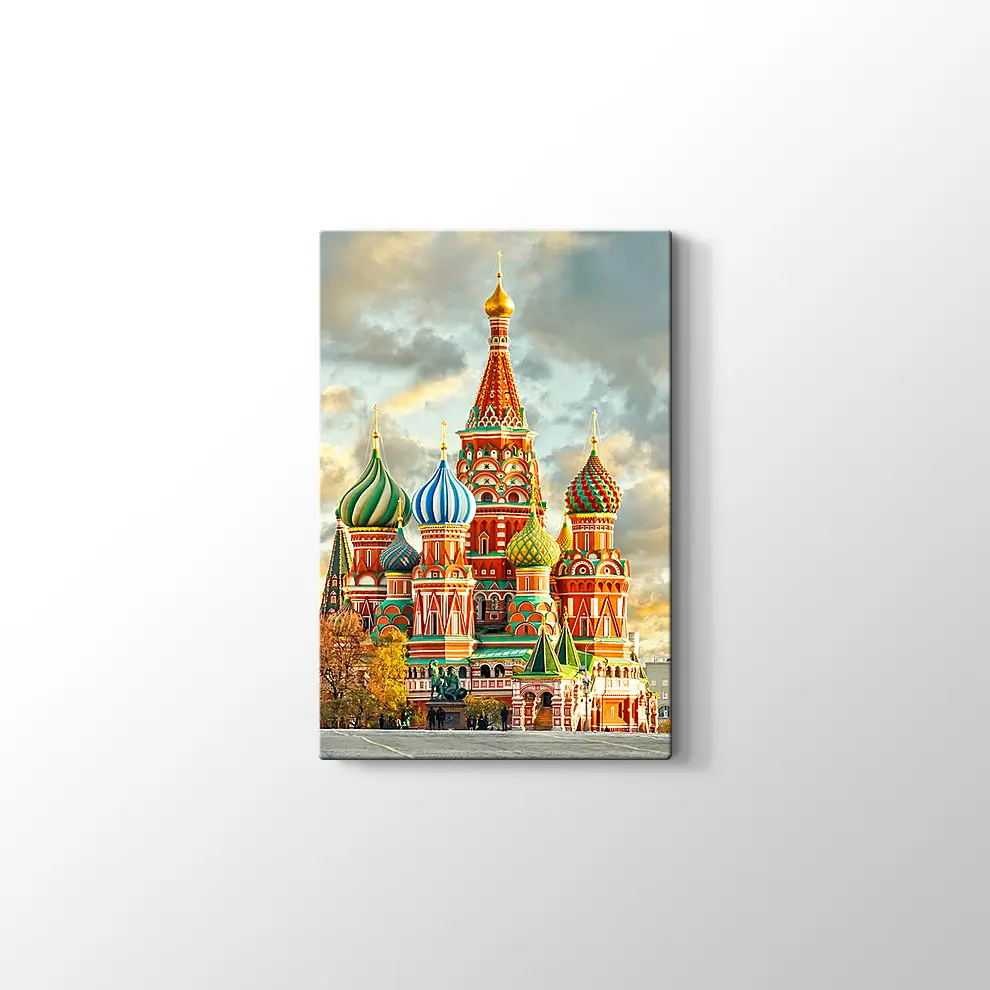 Basil Katedrali Kanvas Tablo