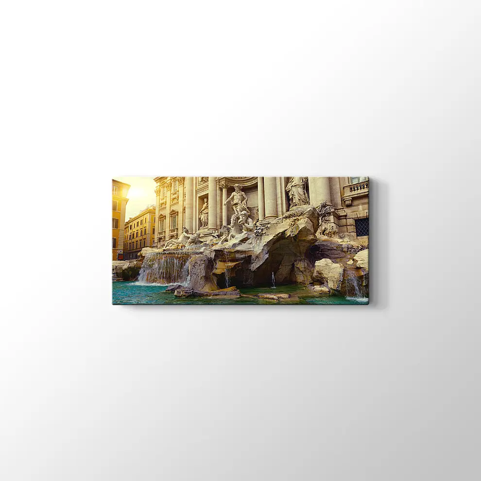 Trevi Çeşmesi Roma Kanvas Tablo