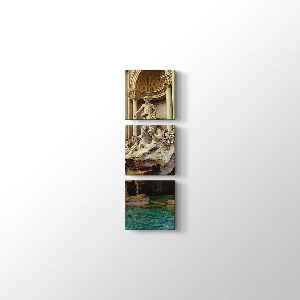 Trevi Çeşmesi Roma Kanvas Tablo