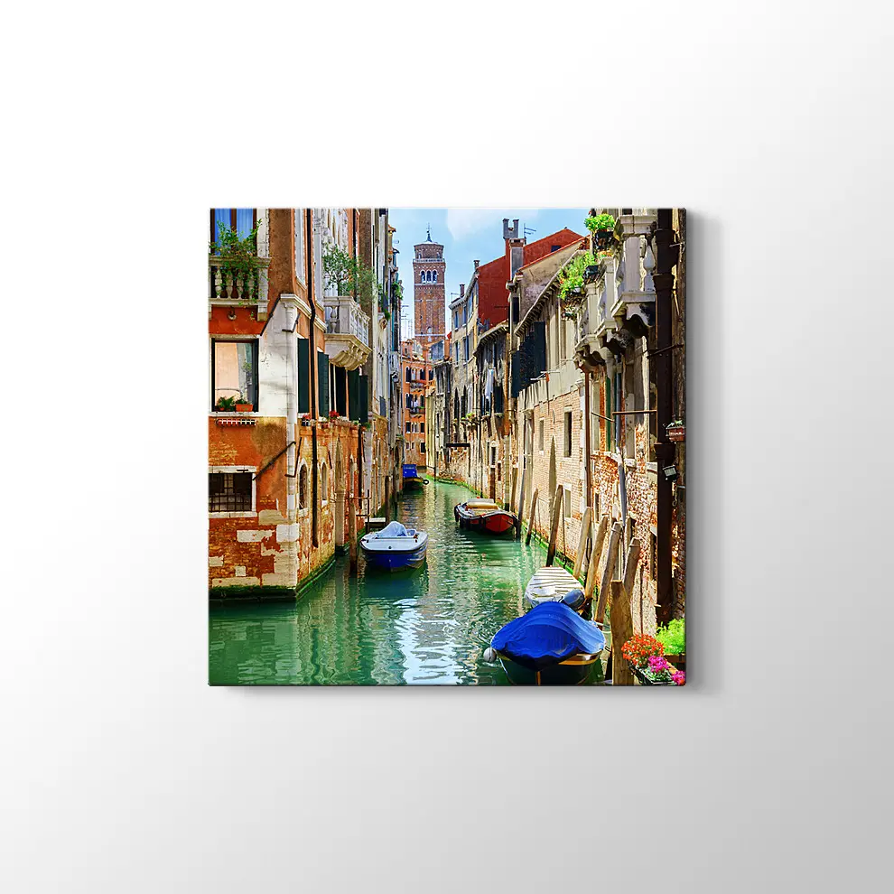 Venedik Şehir Kanvas Tablo