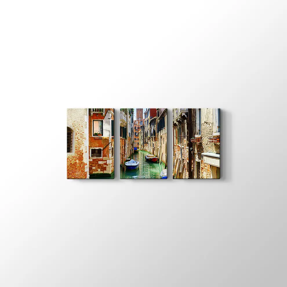 Venedik Şehir Kanvas Tablo