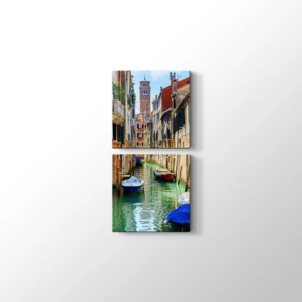 Venedik Şehir Kanvas Tablo