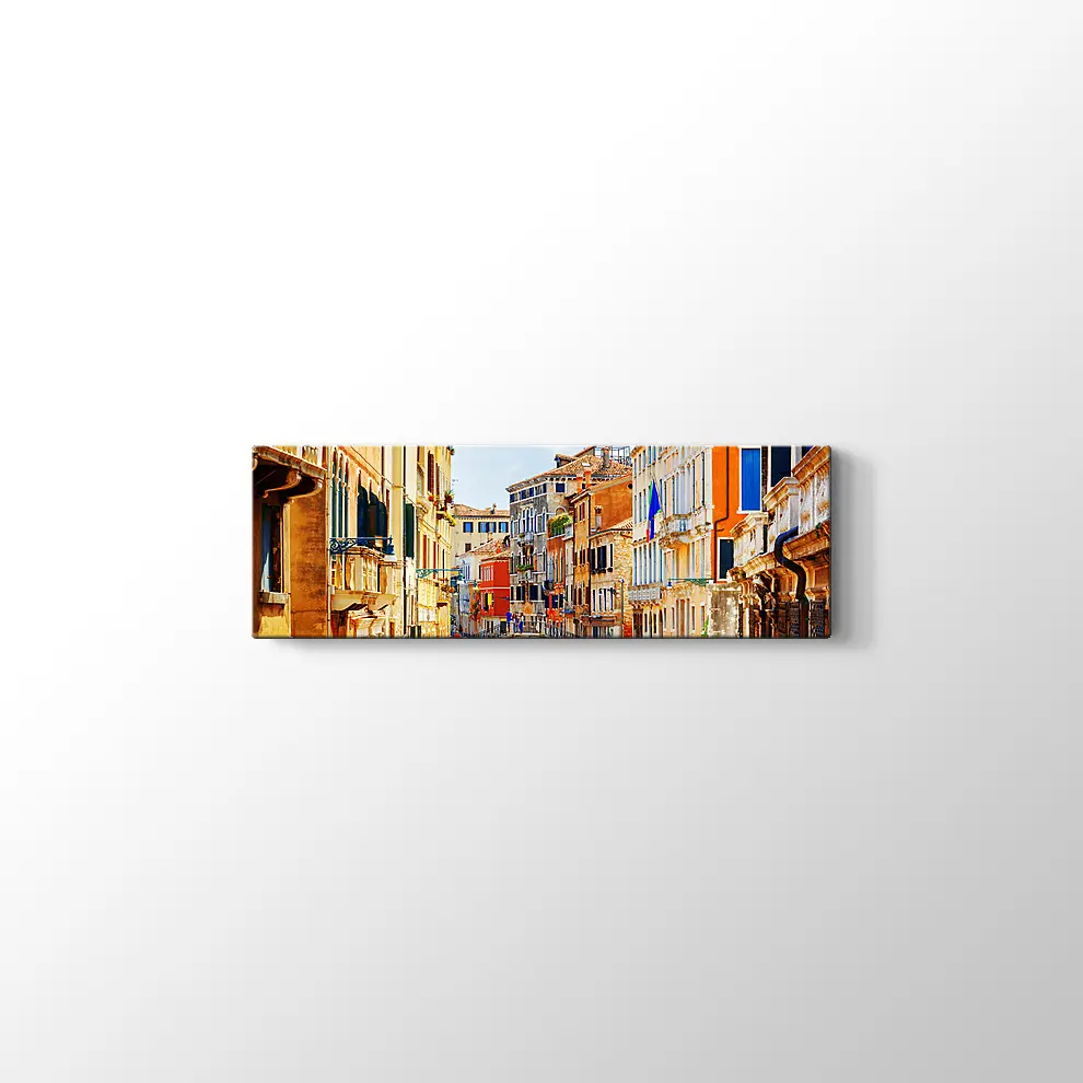 Venedik Rio Marin Kanalı Kanvas Tablo