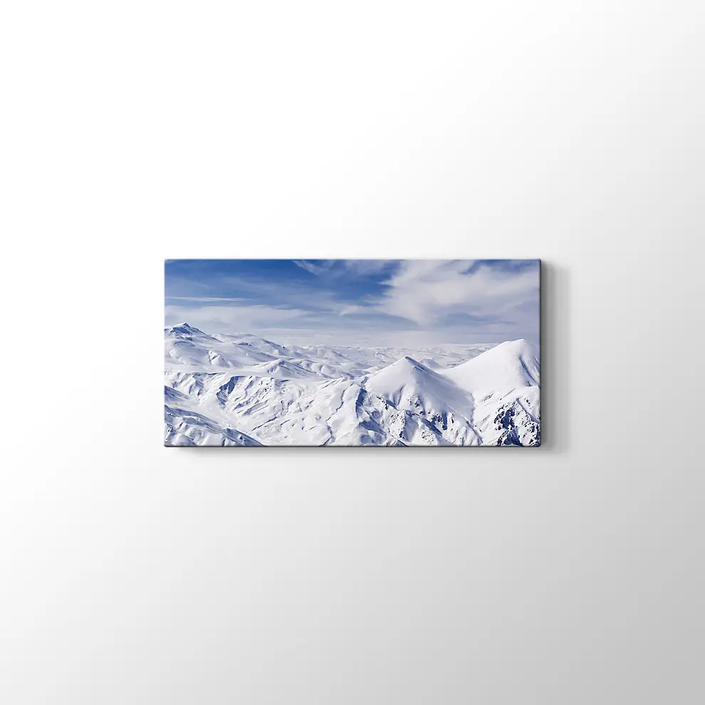 Karlı Dağlar Kanvas Tablo