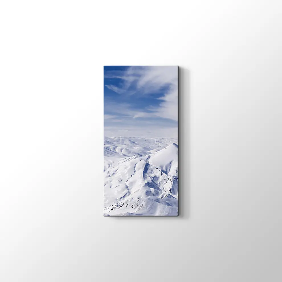 Karlı Dağlar Kanvas Tablo
