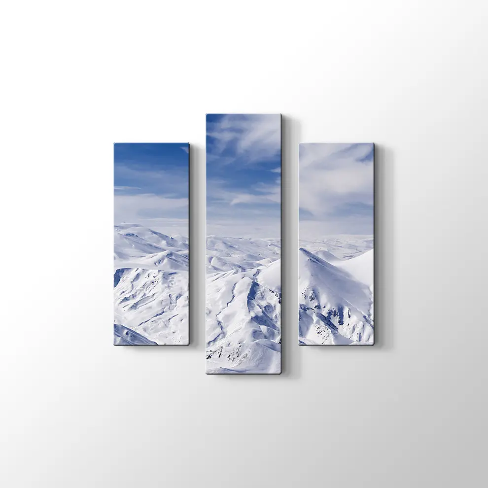 Karlı Dağlar Kanvas Tablo