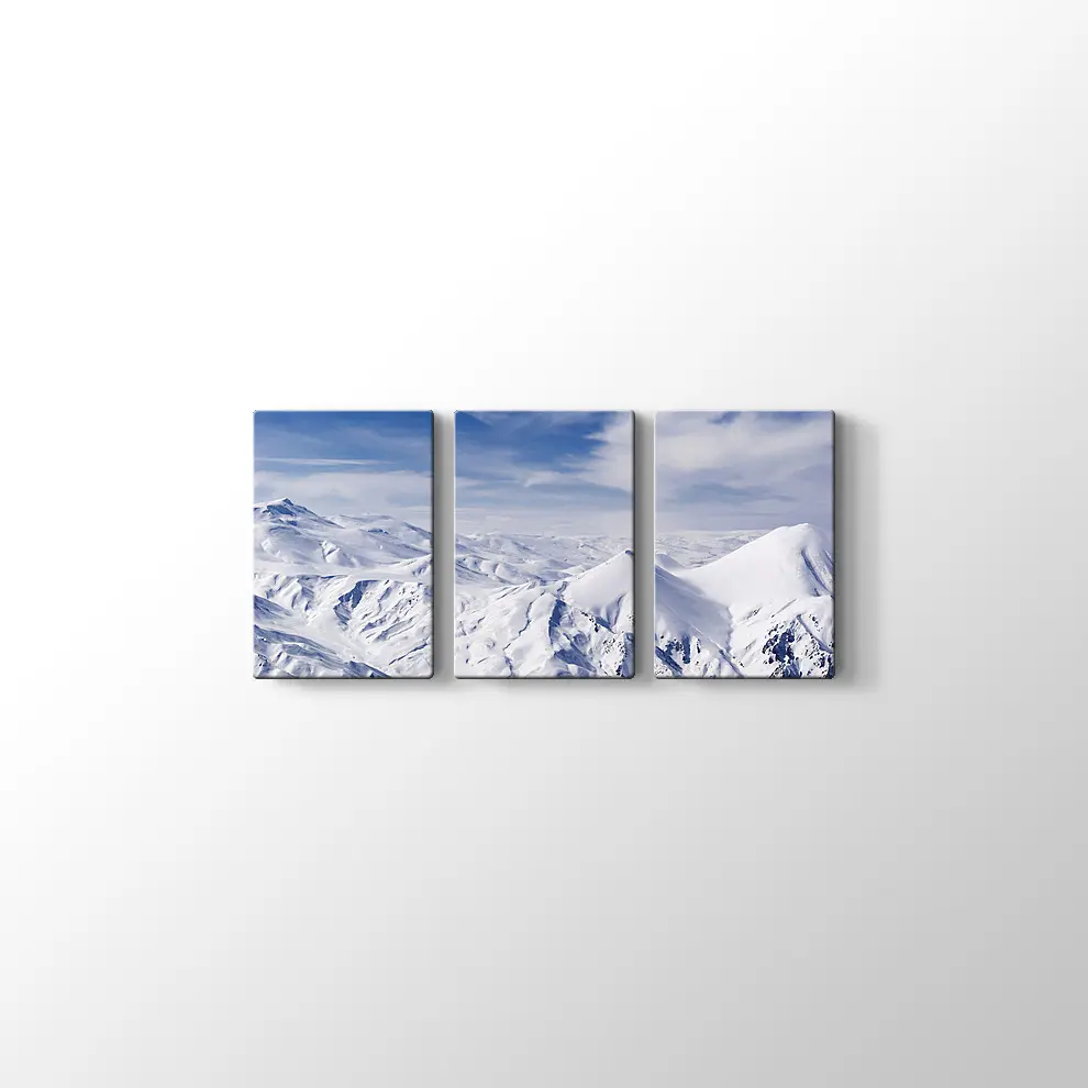 Karlı Dağlar Kanvas Tablo