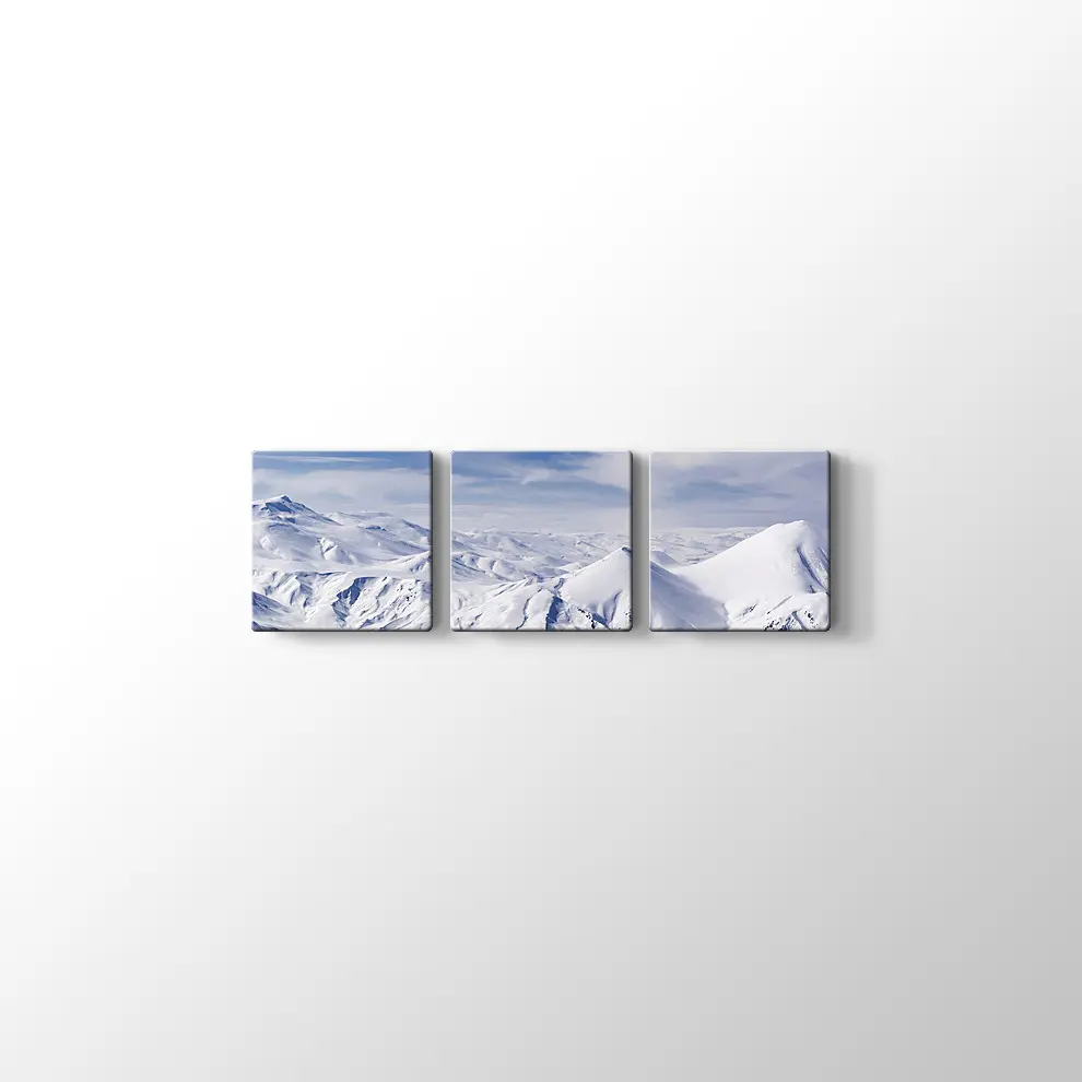Karlı Dağlar Kanvas Tablo