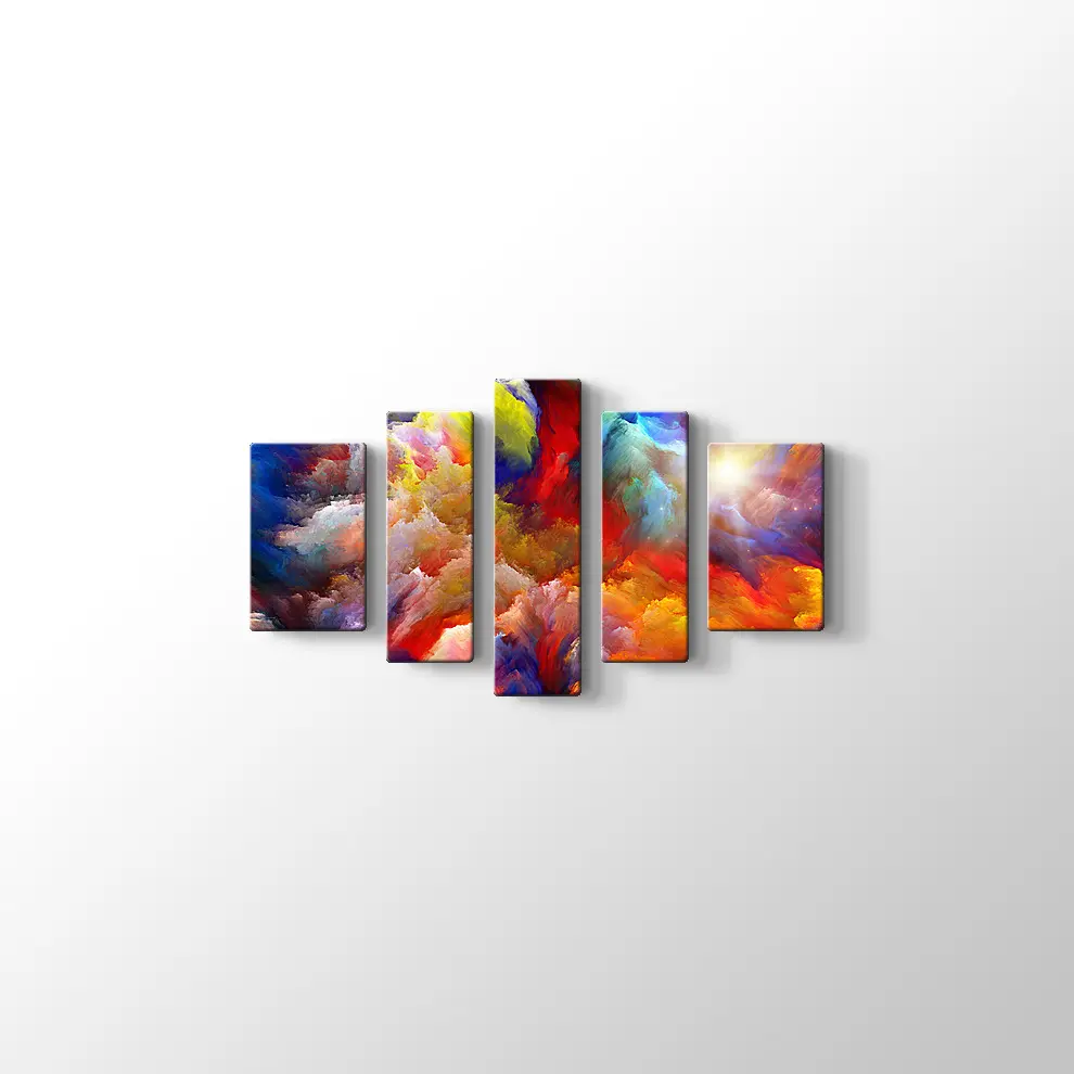 Rüya ve Renkler Soyut Sanat Kanvas Tablo
