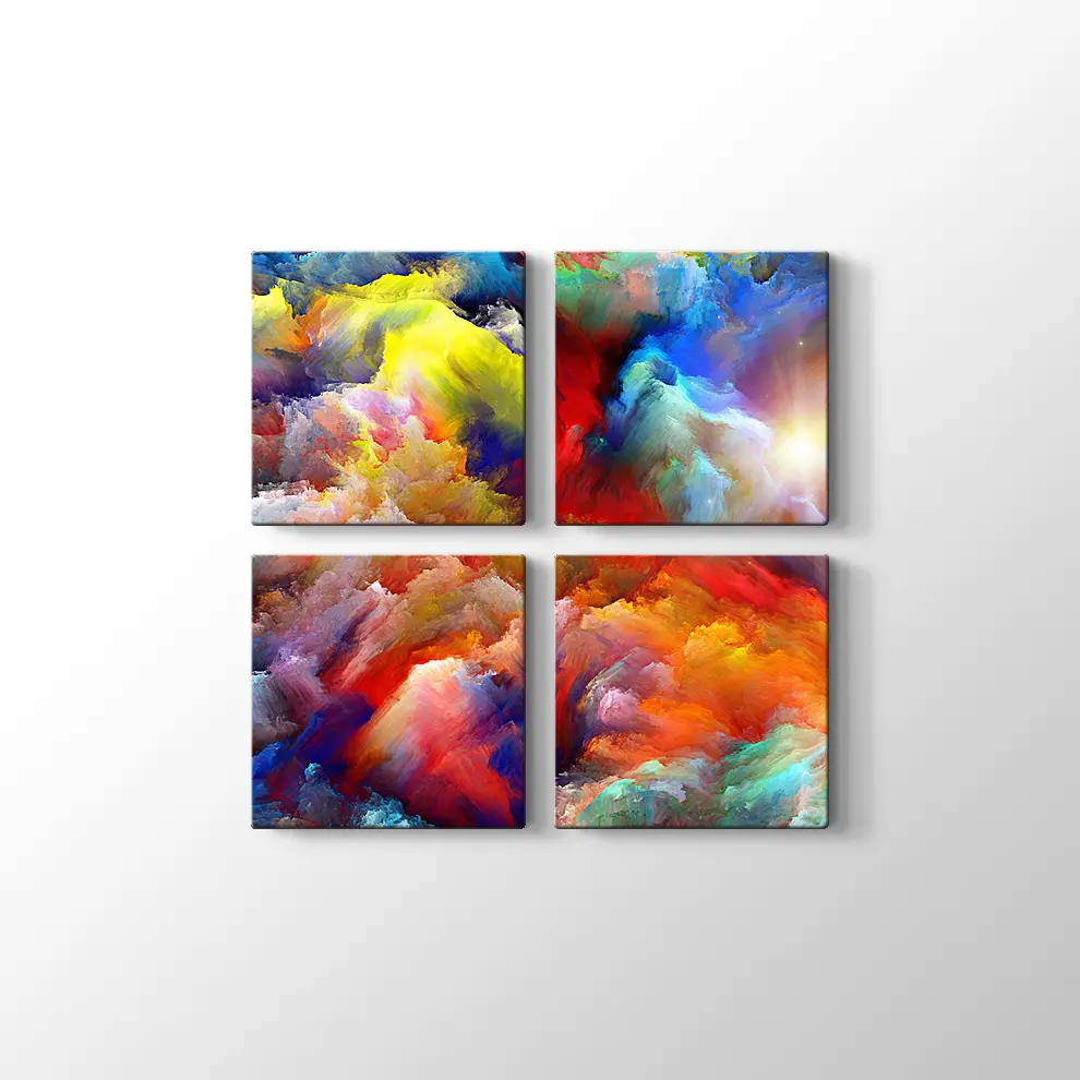 Rüya ve Renkler Soyut Sanat Kanvas Tablo