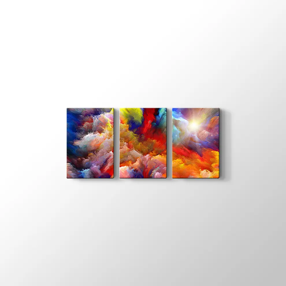 Rüya ve Renkler Soyut Sanat Kanvas Tablo