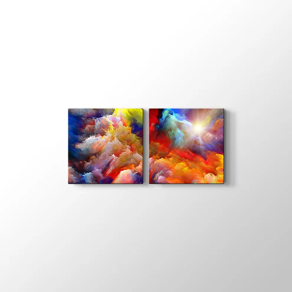 Rüya ve Renkler Soyut Sanat Kanvas Tablo