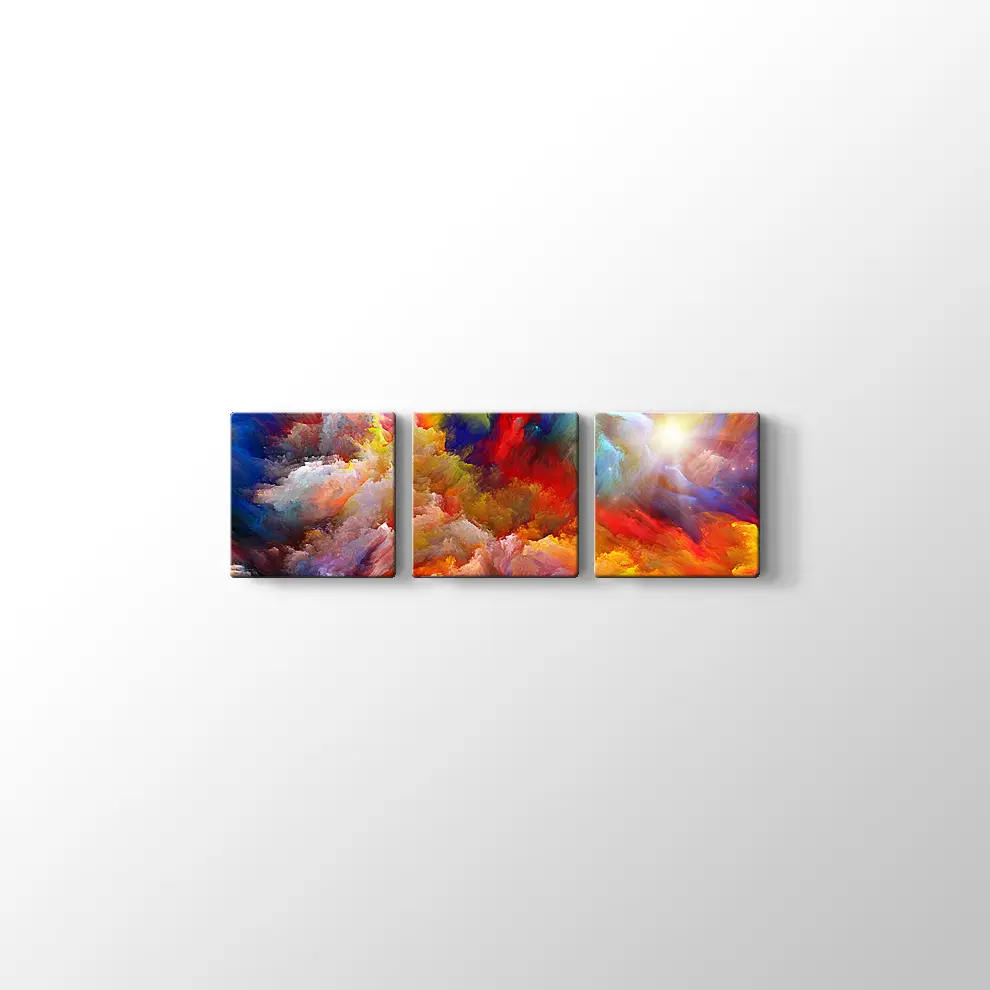 Rüya ve Renkler Soyut Sanat Kanvas Tablo