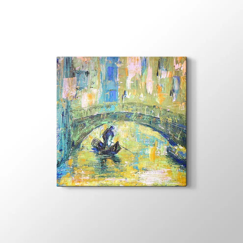 Venedikte Köprü Kanvas Tablo