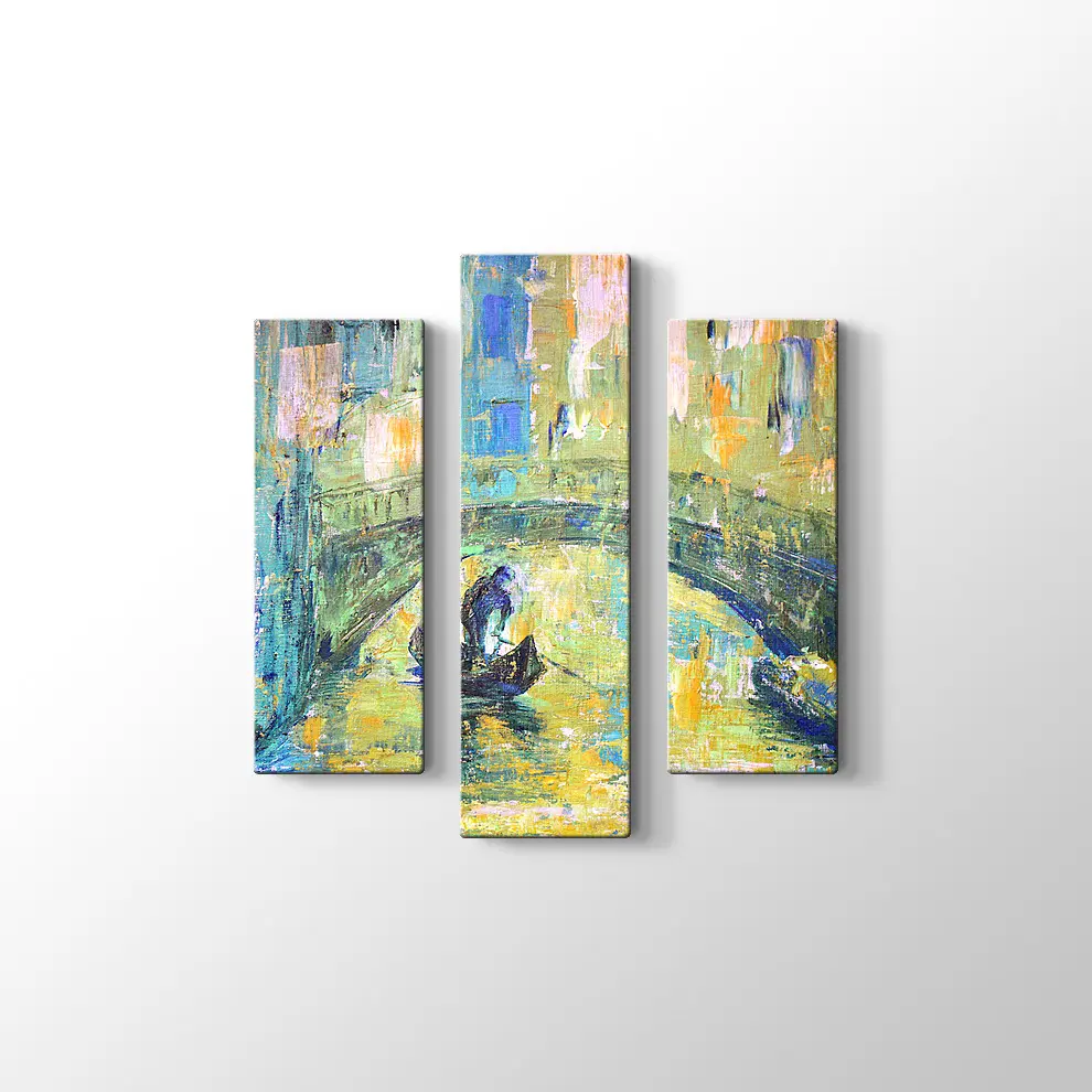 Venedikte Köprü Kanvas Tablo