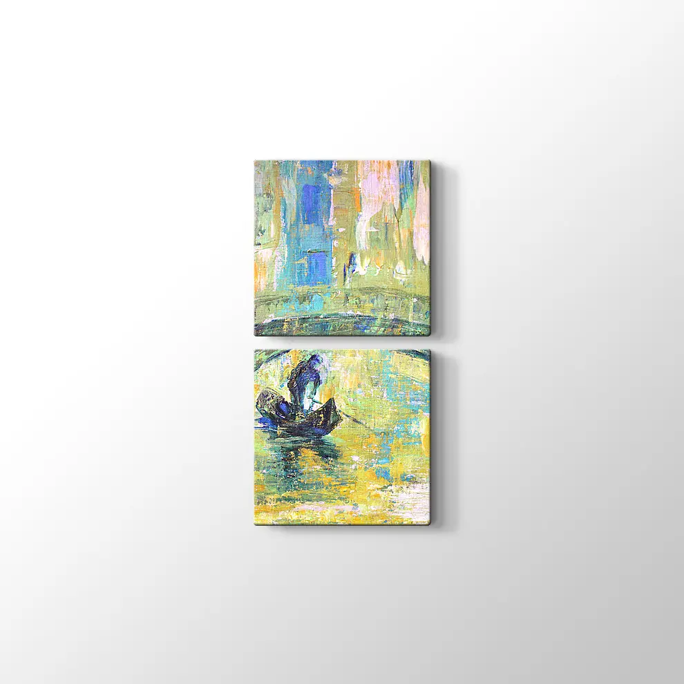 Venedikte Köprü Kanvas Tablo