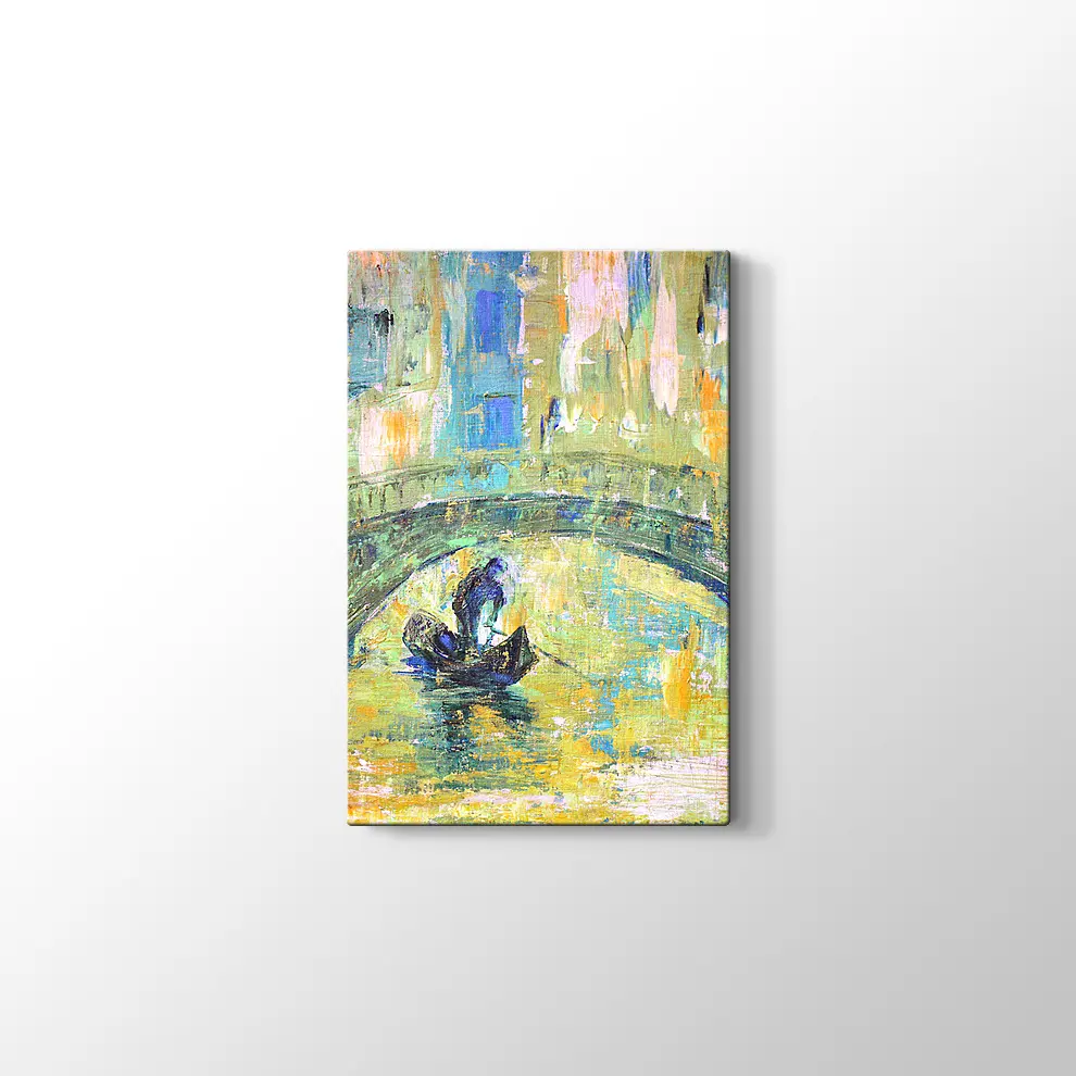 Venedikte Köprü Kanvas Tablo