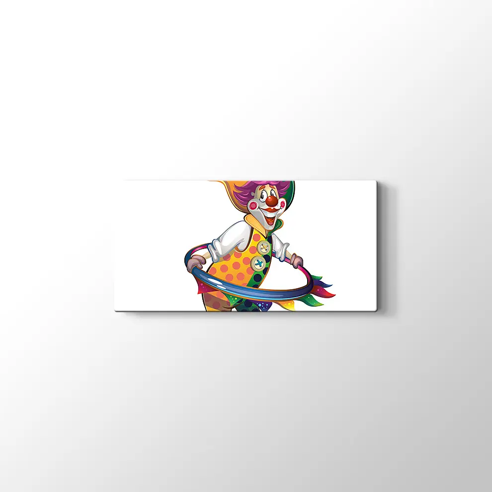 Palyaço Kanvas Tablo
